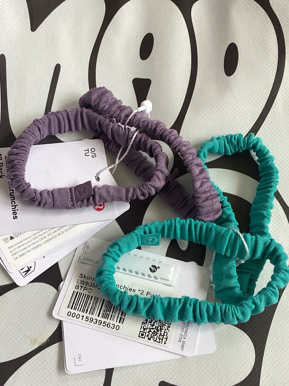 Lululemon skinny scrunchies bundle